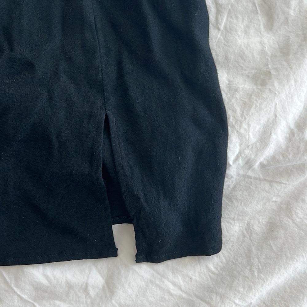 Reformation Noha Black Mini Slip Tank Dress - Picture 2 of 4